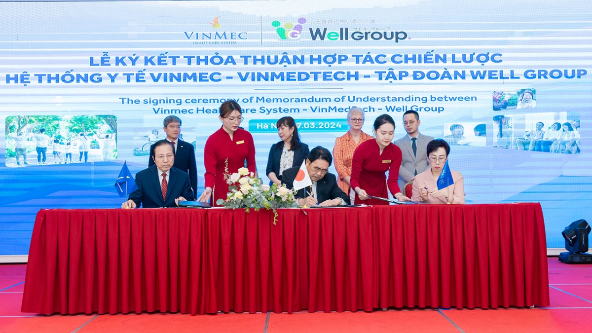 Lễ ký kết hợp tác chiến lược giữa Tập đoàn Vingroup và Tập đoàn Well Group (Nhật Bản)