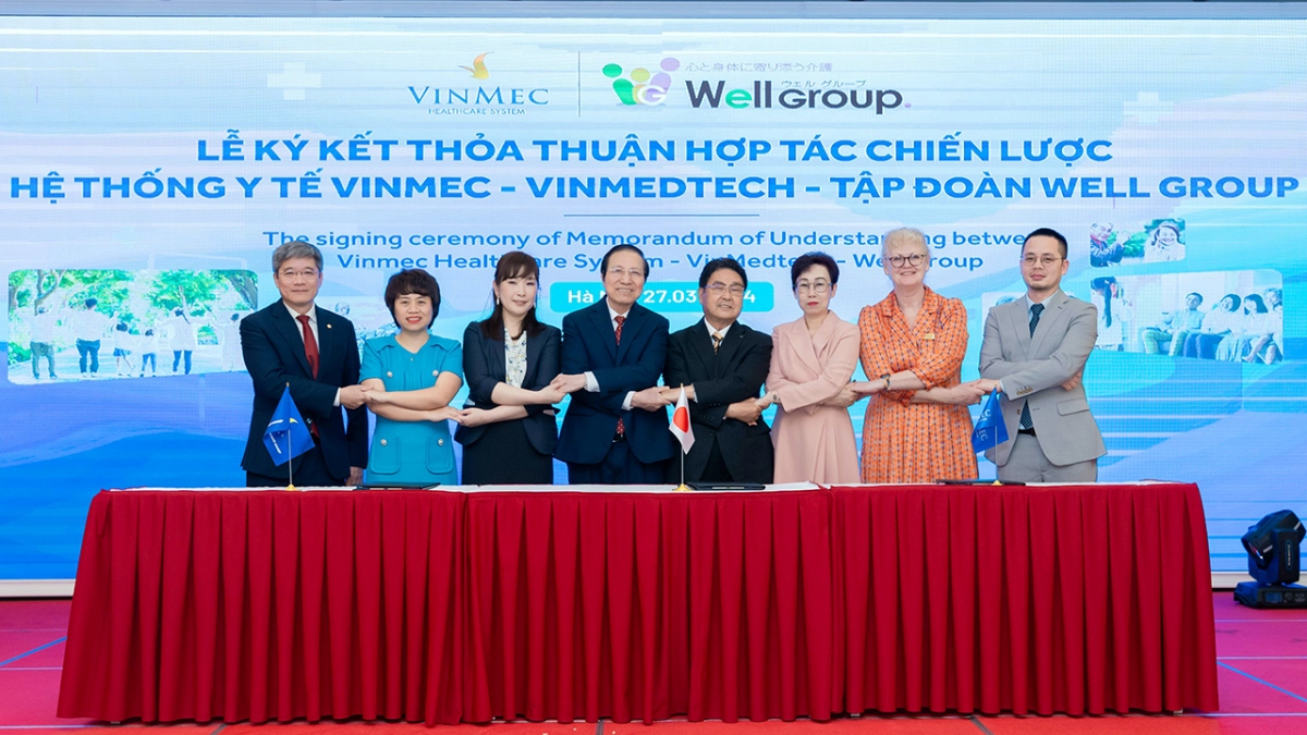 Hai Bên kí kết để phát triển mô hình Trung tâm chăm sóc sức khỏe người cao tuổi cao cấp tại Việt Nam
