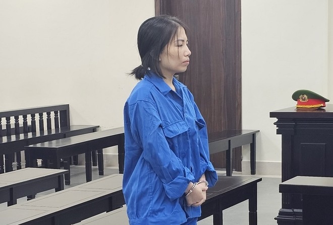 Bị cáo Hải tại phiên tòa.