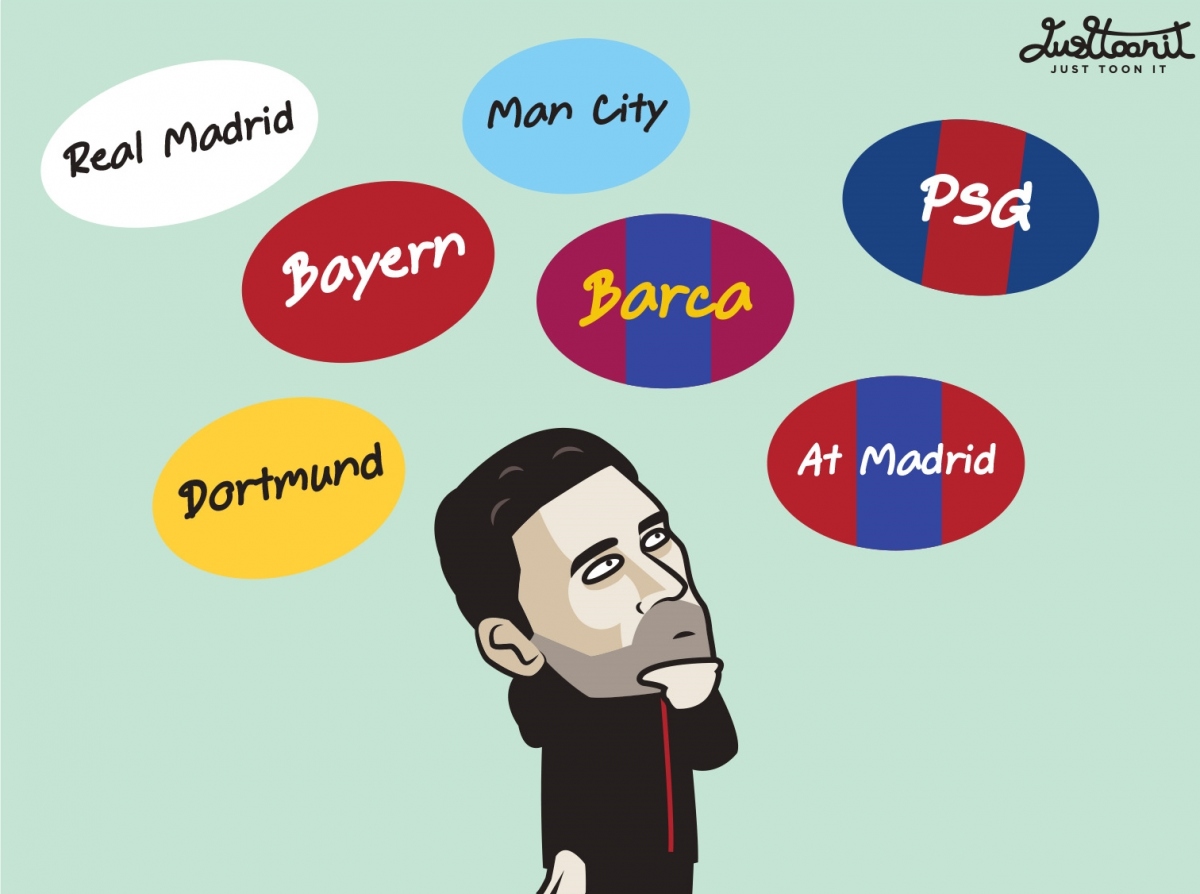 Arsenal "đau đầu" tính toán đối thủ ở tứ kết Cúp C1 châu Âu. (Ảnh: Just Toon It)