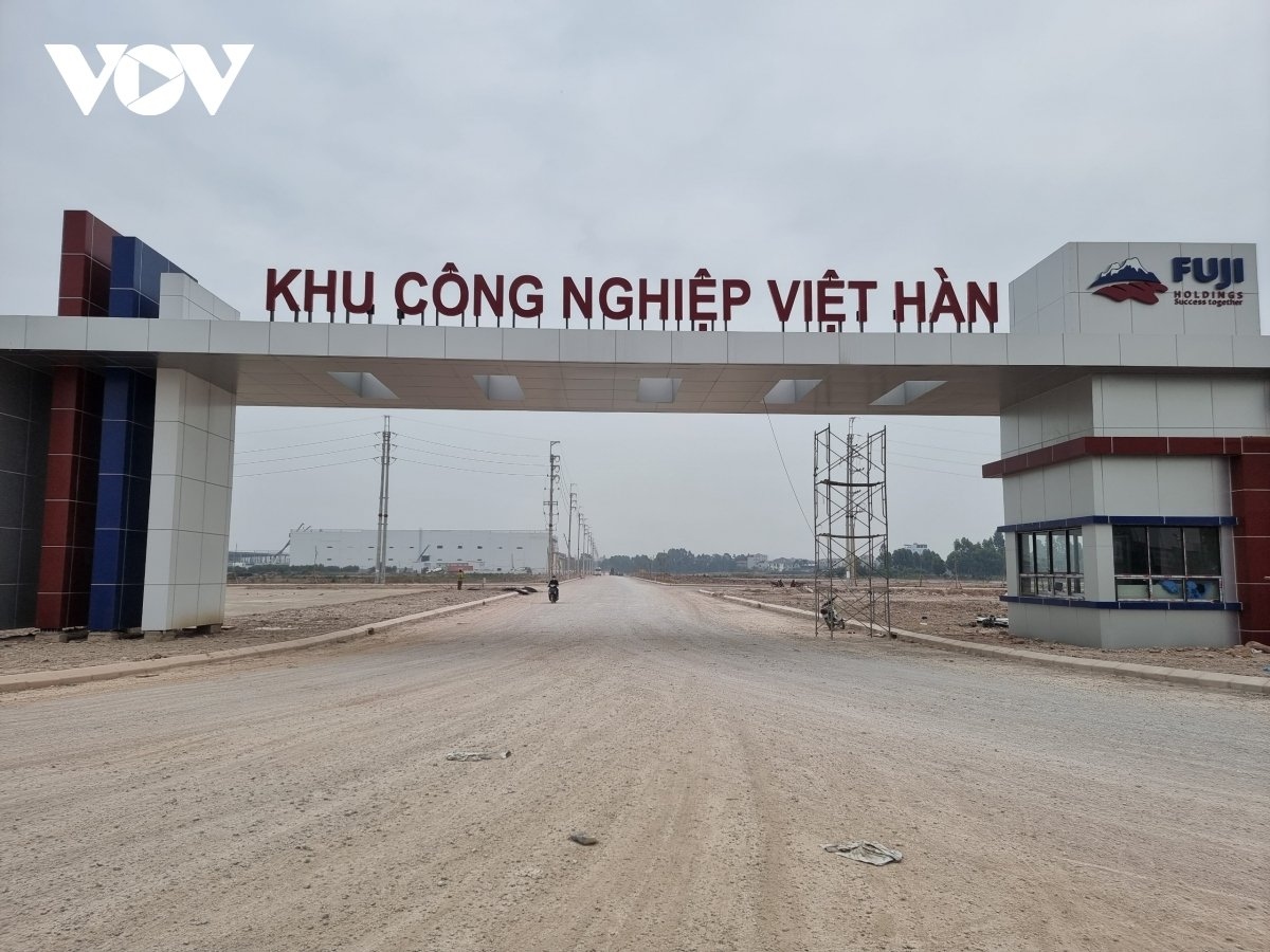 Dự án đầu tư xây dựng và kinh doanh kết cấu hạ tầng Khu công nghiệp Việt Hàn mở rộng có quy mô khoảng 147,31ha