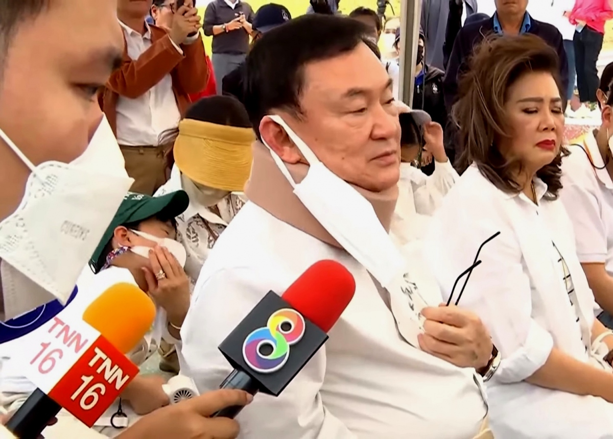 Cựu Thủ tướng Thái Lan Thaksin lần đầu trả lời phỏng vấn truyền thông Thái Lan. Nguồn ThaiEnquirer