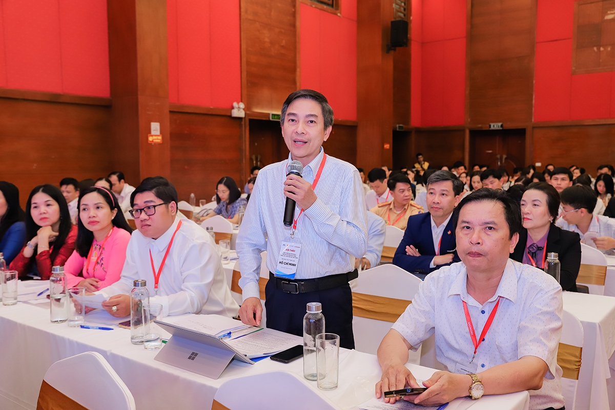 Đại diện Sở GD&amp;ĐT TP.HCM chia sẻ ý kiến