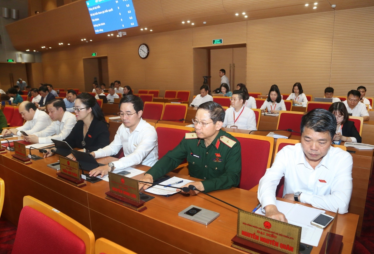 HĐND Thành phố thống nhất phê duyệt chủ trương đầu tư và điều chỉnh chủ trương đầu tư 25 dự án thuộc lĩnh vực giao thông đô thị, văn hóa- xã hội, thủy lợi đê điều