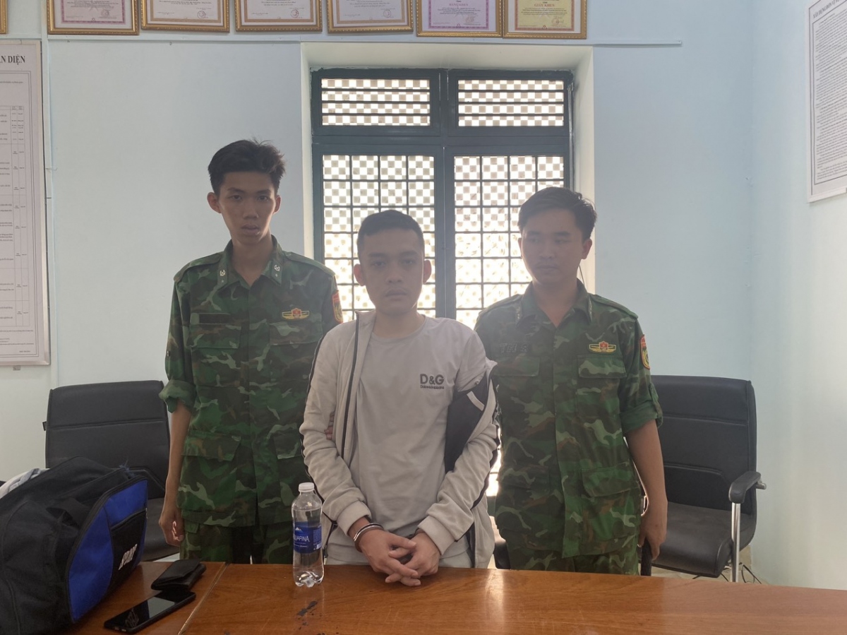 Đối tượng Nguyễn Văn Tin (ảnh L.Q)