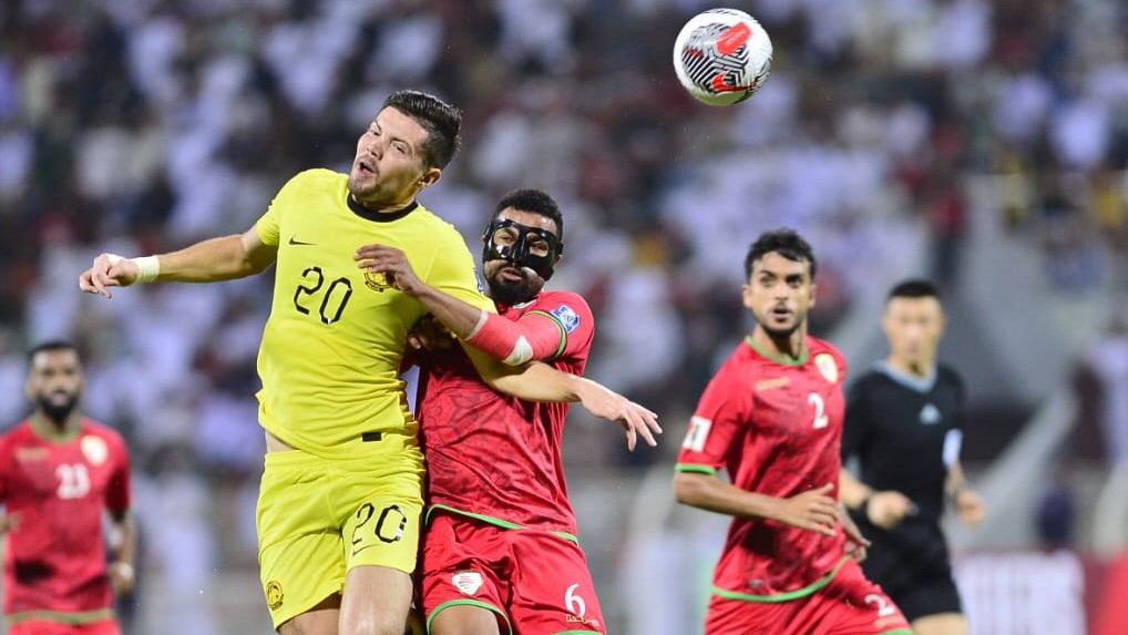 Hình ảnh trận đấu ĐT Malaysia thua ĐT Oman 0-2. (Nguồn: FAM). 