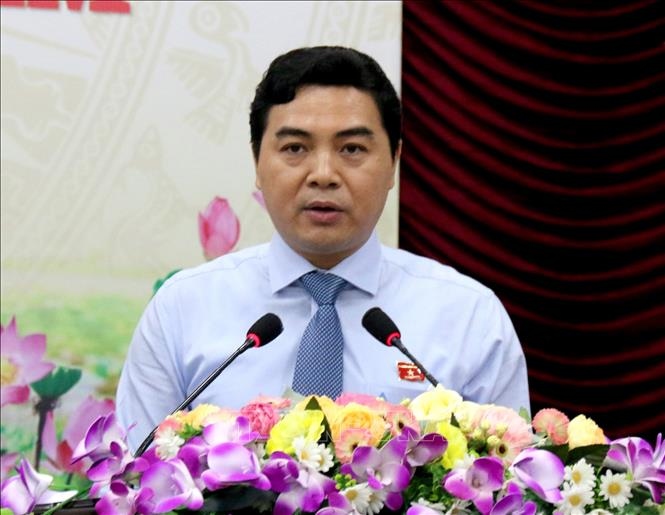 Ông Nguyễn Hoài Anh, Ủy viên dự khuyết Ban Chấp hành Trung ương Đảng, Phó Bí thư Thường trực Tỉnh ủy, Chủ tịch Hội đồng nhân dân tỉnh Bình Thuận. Ảnh tư liệu: Nguyễn Thanh/TTXVN