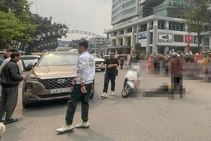 Hiện trường nơi xảy ra vụ tai nạn. Ảnh: VTC News