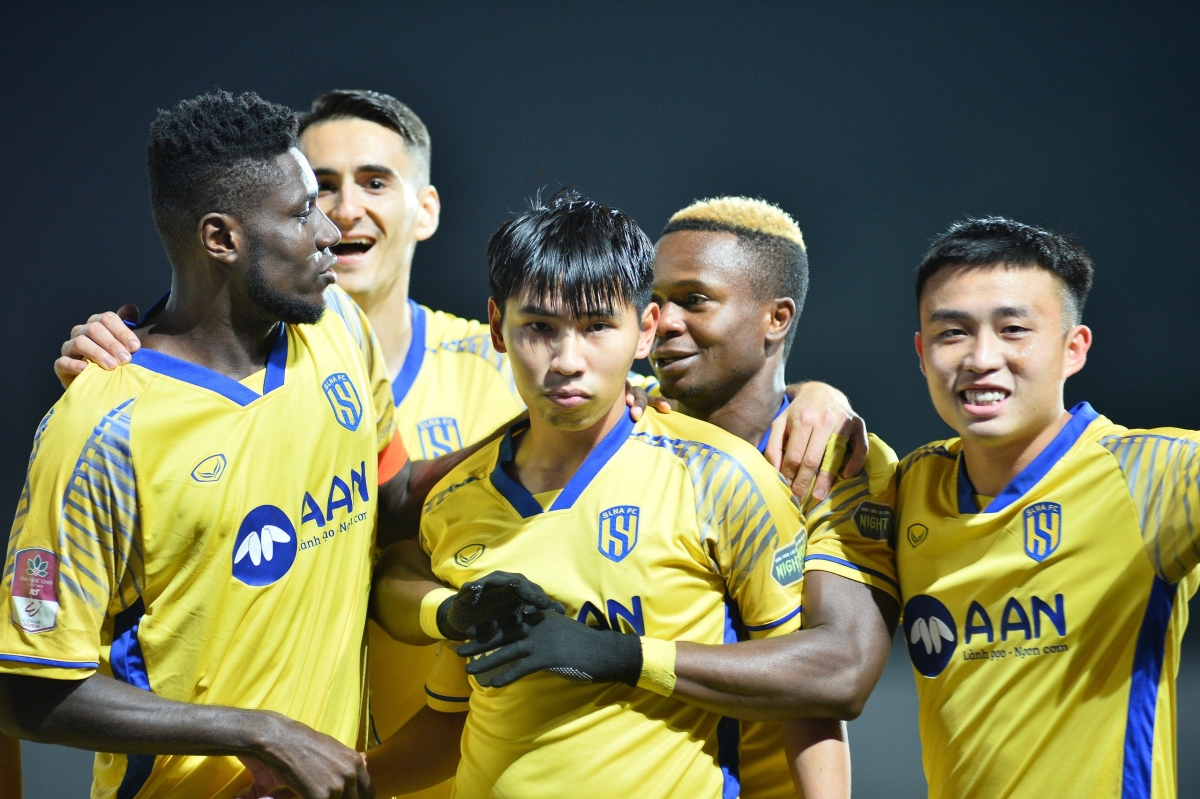 SLNA giành 1 điểm trên sân của Hải Phòng ở vòng 11 V-League (Ảnh: VPF)
