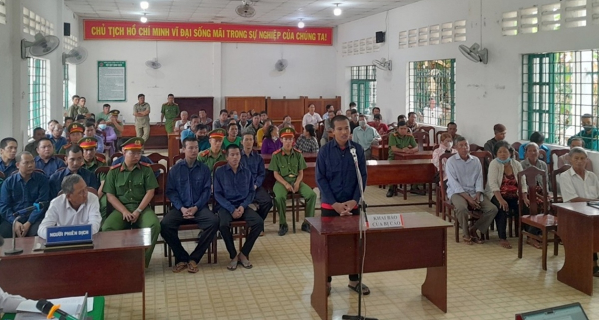 TAND thị xã Vĩnh Châu mở phiên tòa xét xử lưu động tại Nhà Văn hóa phường Vĩnh Phước