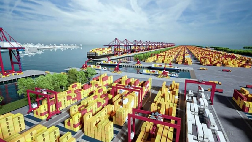 Phối cảnh siêu cảng Cần Giờ
