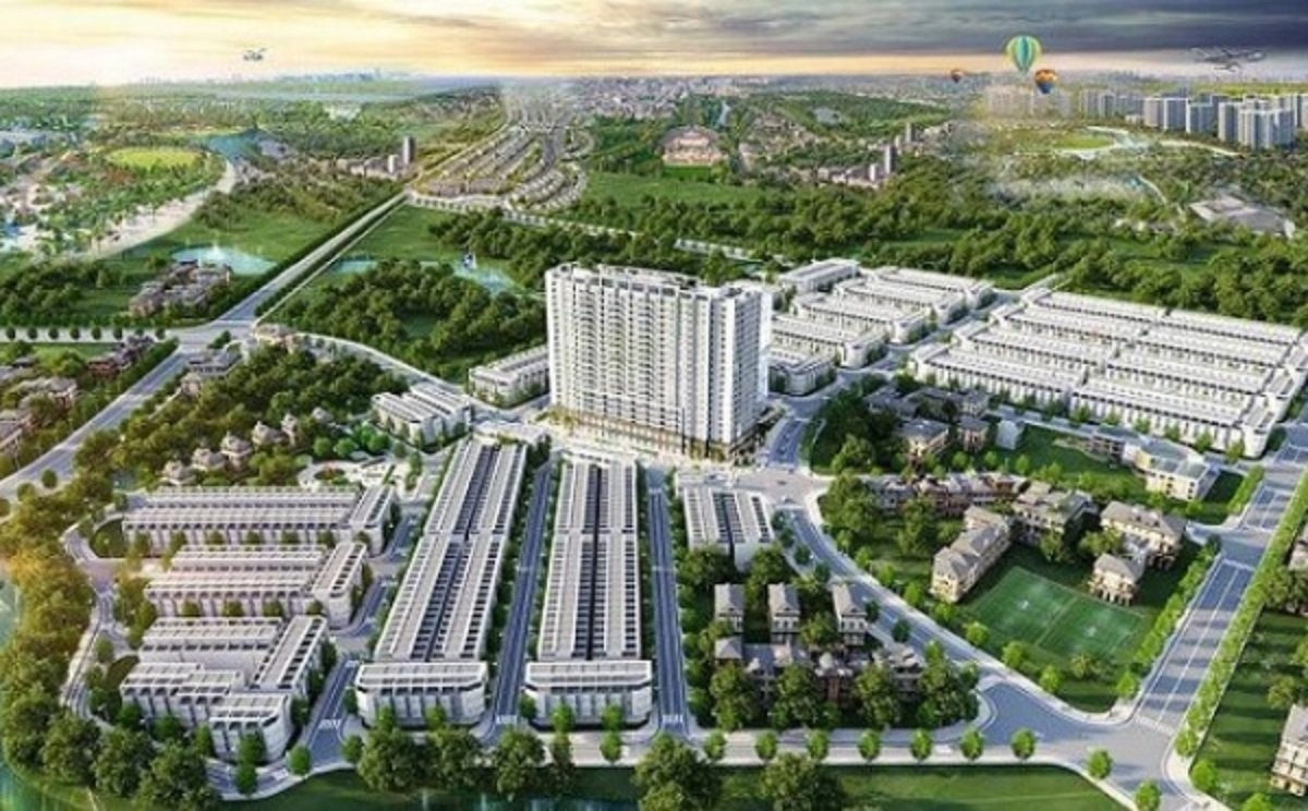Phối cảnh dự án khu đô thị Bàu Giang