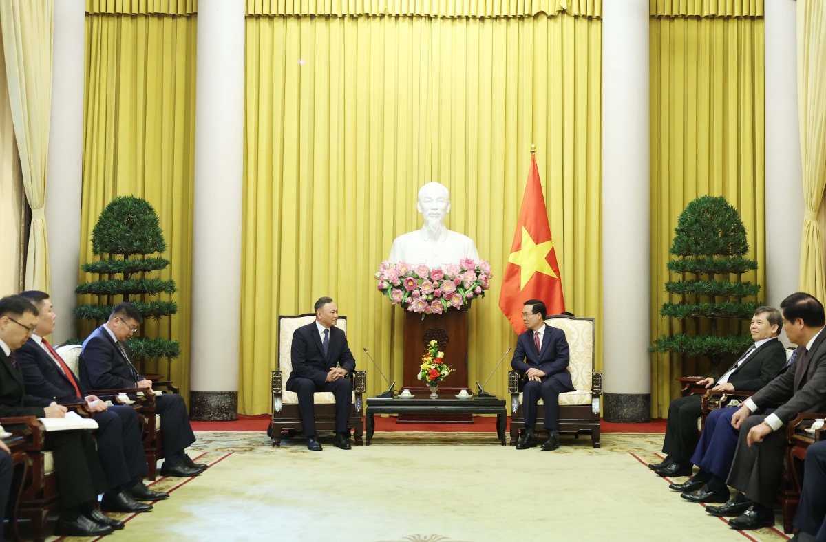 Quang cảnh buổi tiếp