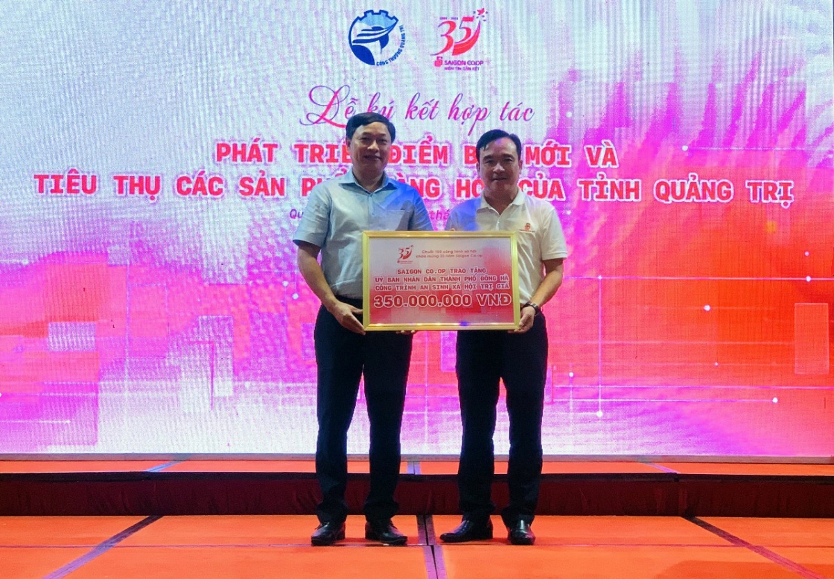 Saigon Co.op trao tặng công trình an sinh xã hội đến tỉnh Quảng Trị