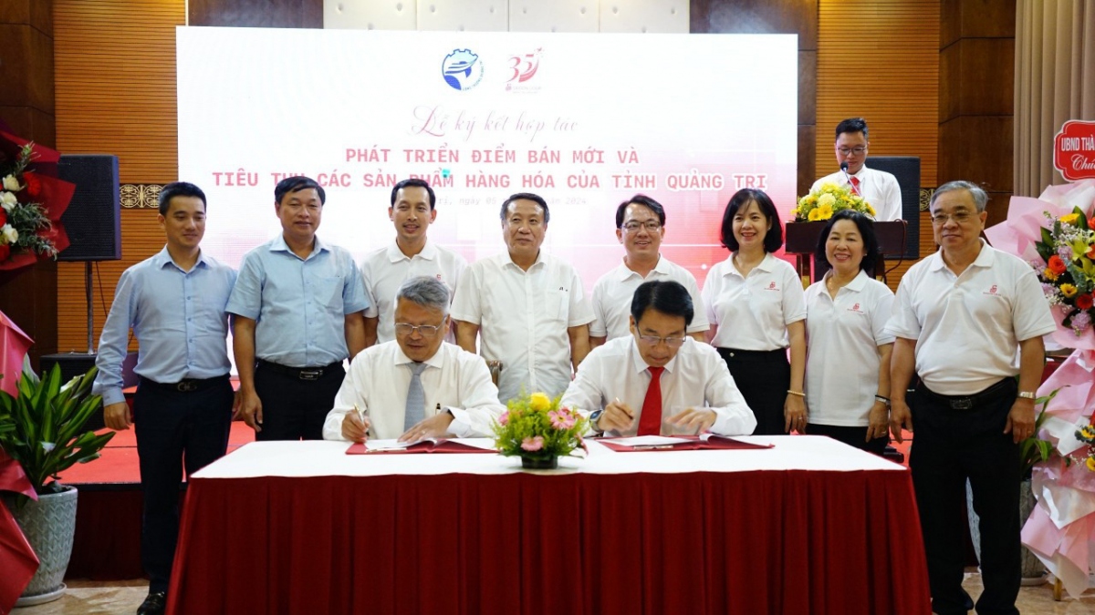 Saigon Co.op và Sở Công Thương Quảng Trị ký kết chương trình hợp tác