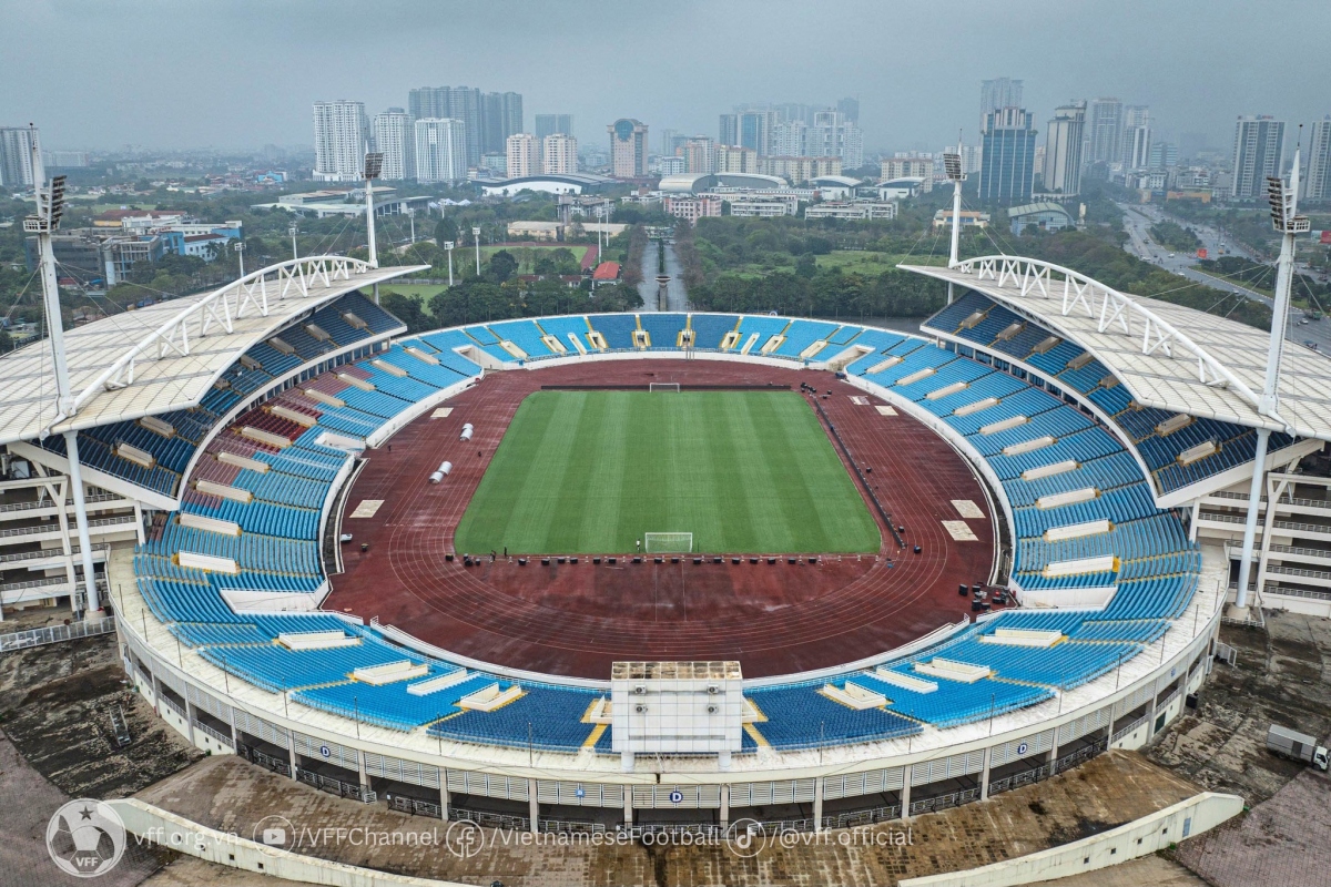 Sân Mỹ Đình sẽ là nơi diễn ra trận đấu giữa ĐT Việt Nam và ĐT Indonesia tại vòng loại World Cup 2026 vào tối 26/3.