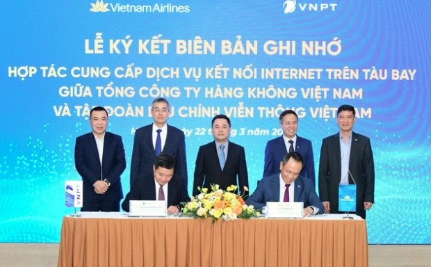 An overview of the signing ceremony