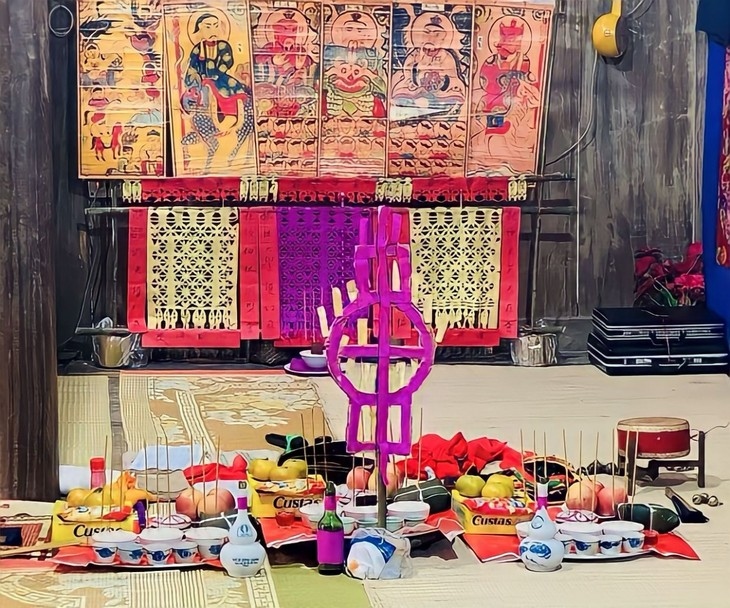 A Longevity ceremony reenactment at the Vietnam National Village for Ethnic Culture and Tourism (Photo: Vietnam National Village for Ethnic Culture and Tourism)