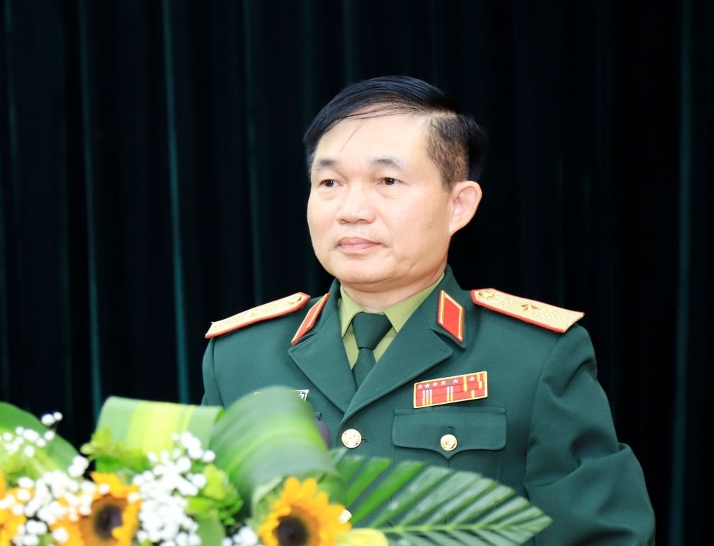 Thiếu tướng Nguyễn Hoàng Nhiên - Viện trưởng Viện Lịch sử Quân sự Việt Nam. 
