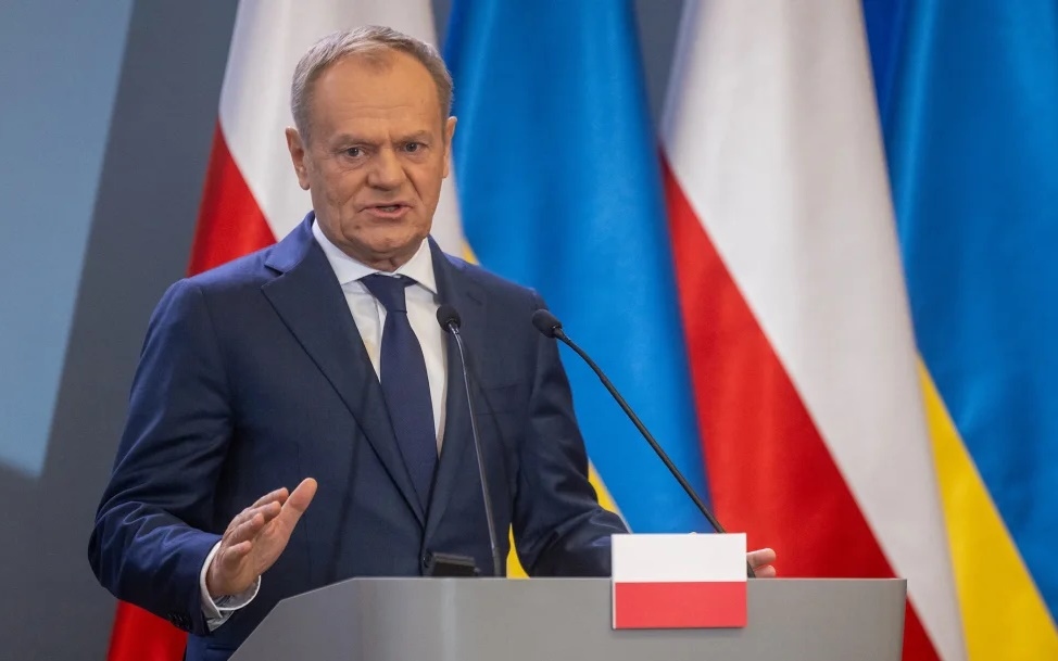 Thủ tướng Ba Lan Tusk. Ảnh: AFP.