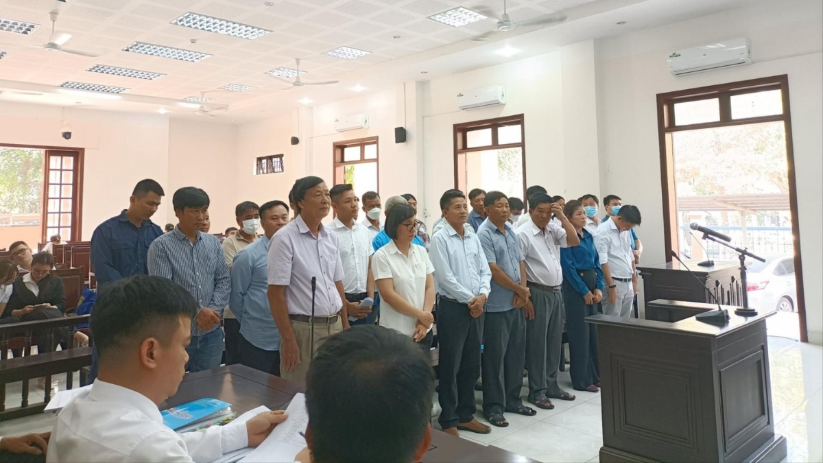 Quang cảnh phiên tòa (Ảnh: CTV)