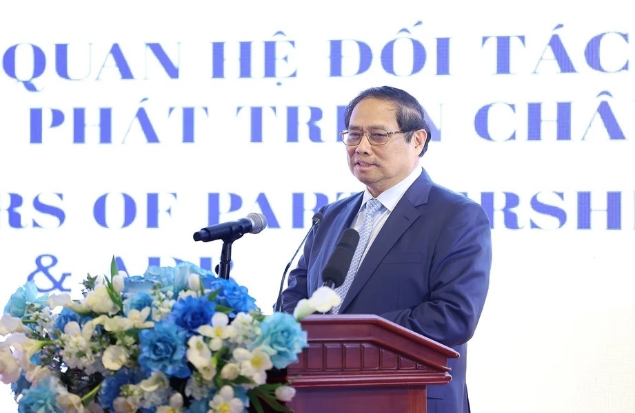 Thủ tướng Chính phủ Phạm Minh Chính phát biểu tại sự kiện (ảnh: TTXVN)