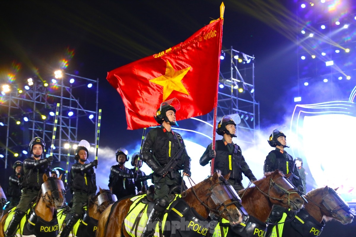 The force directly trains and utilises horses in the service of crime fighting and security safegaurding as the main task.