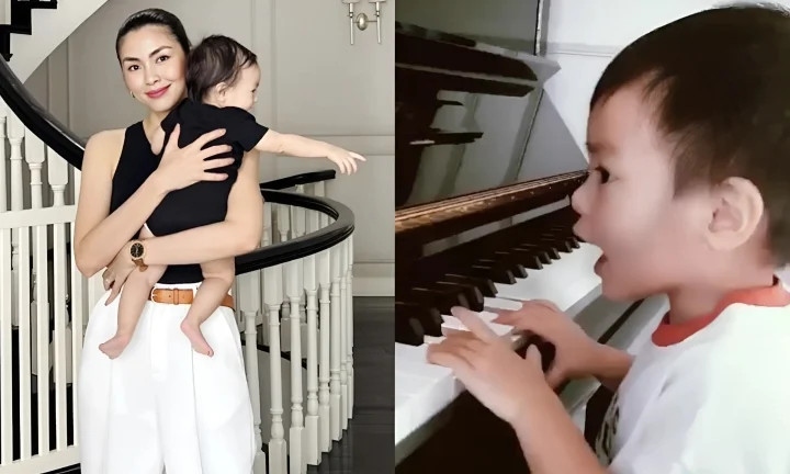 Tăng Thanh Hà gây chú ý khi vừa đăng tải khoảnh khắc đáng yêu của con trai út Mason khi vừa đánh đàn vừa hát. Dù chỉ mới 3 tuổi nhưng cậu bé đã rất "ra dáng người lớn" khi đánh đàn piano và hát líu lo ca khúc Cháu yêu bà. Khoảnh khắc đang yêu này cũng khiến cho nữ diễn viên chỉ biết thốt lên: "Mẹ chịu không nổi".
Dưới phần bình luận, “ngọc nữ màn ảnh Việt" còn hài hước nhờ nhạc sĩ Đức Trí “chấm điểm” cho màn thể hiện của con trai út. 
Đoạn clip nhanh chóng nhận được sự chú ý của người hâm mộ. Đây cũng là lần hiếm hoi Tăng Thanh Hà khoe cận gương mặt con trai ở cự ly gần. Dù chỉ thấy được nửa gương mặt, tuy nhiên nhiều người nhận xét cậu bé trông thông minh và lém lỉnh giống bố. (Nguồn: VTC News)