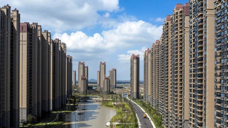 Một dự án bất động sản của Evergrande - Ảnh: Bloomberg