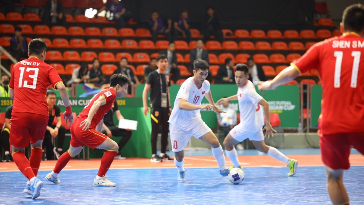 ĐT Futsal Việt Nam đang gặp vấn đề trong khâu dứt điểm. (Ảnh: VFF)