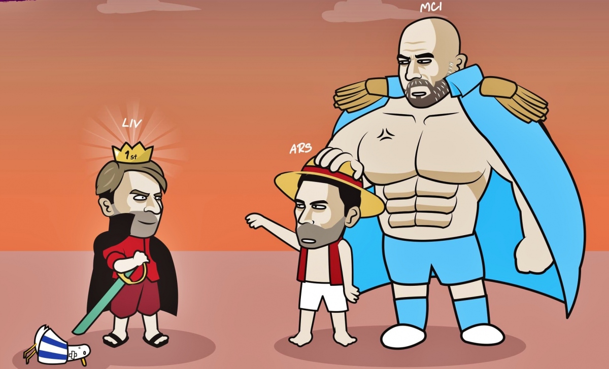 Liverpool ung dung nhìn Man City đọ sức Arsenal.