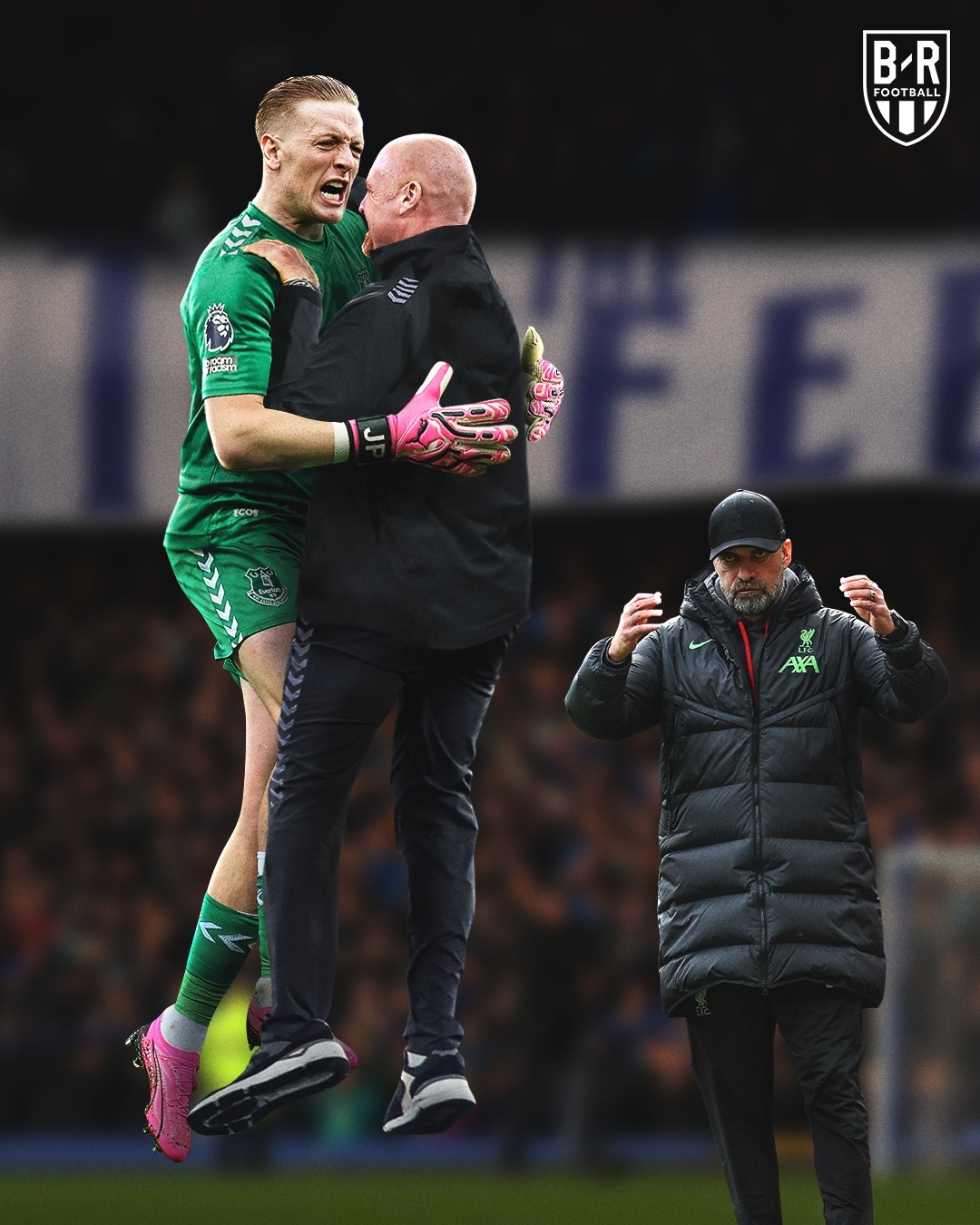 Everton lần đầu tiên đánh bại Liverpool trên sân nhà tại một trận derby Merseyside kể từ năm 2010. (Ảnh: Bleacher Reports)