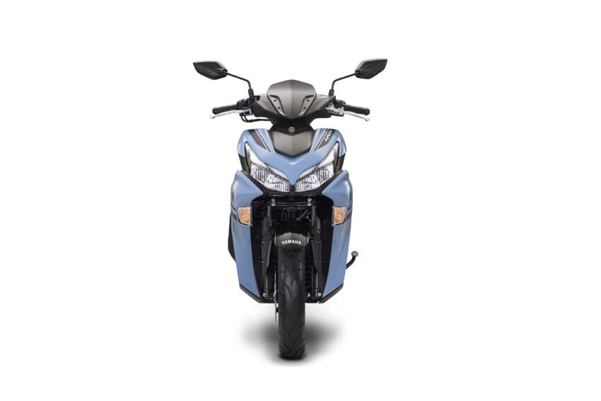 Yamaha NVX 155 2024 được trang bị phanh ABS có sẵn với màu Cyan Sky và Premium Navy