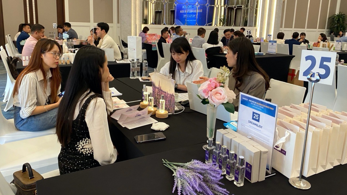 Hơn 170 cuộc làm việc đã diễn ra thành công tại sự kiện giao thương - Ảnh: KOTRA Hà Nội