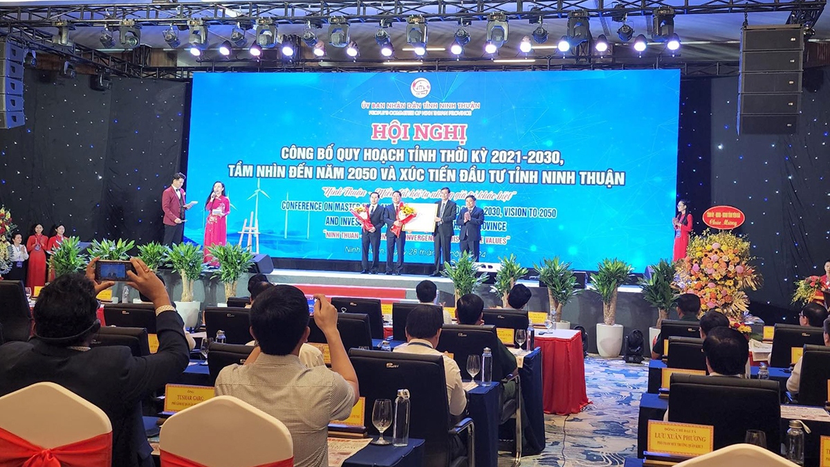 Hội nghị công bố quy hoạch và xúc tiến đầu tư tại tỉnh Ninh Thuận