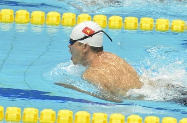 Le Tien Dat will swim at the Paralympic Paris 2024. VNS Photos Thai Duong