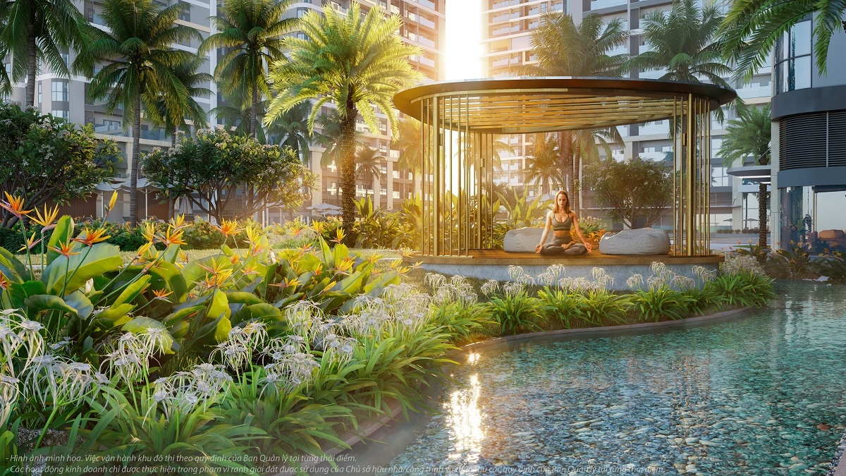 Hệ tiện ích wellness living tại The Beverly hướng đến bồi đắp sức khỏe thể chất và tinh thần cho cư dân