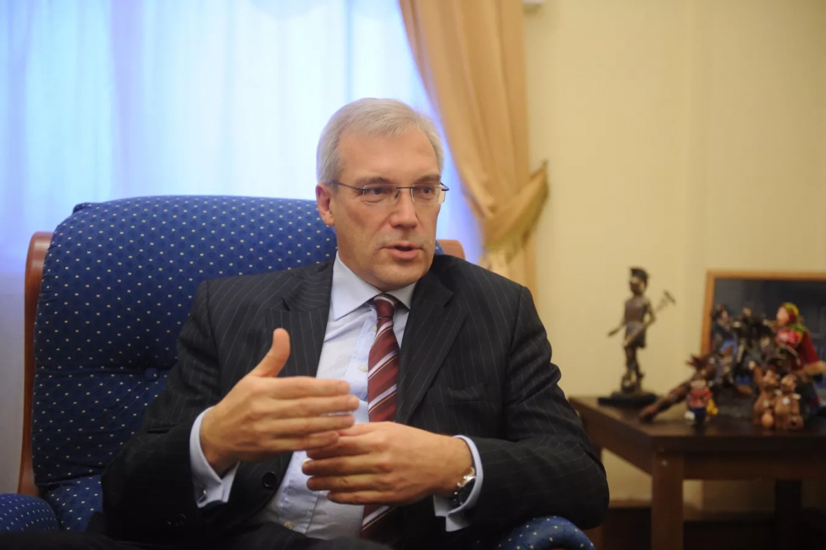 Thứ trưởng Ngoại giao Nga Alexander Grushko. Ảnh: Sputnik