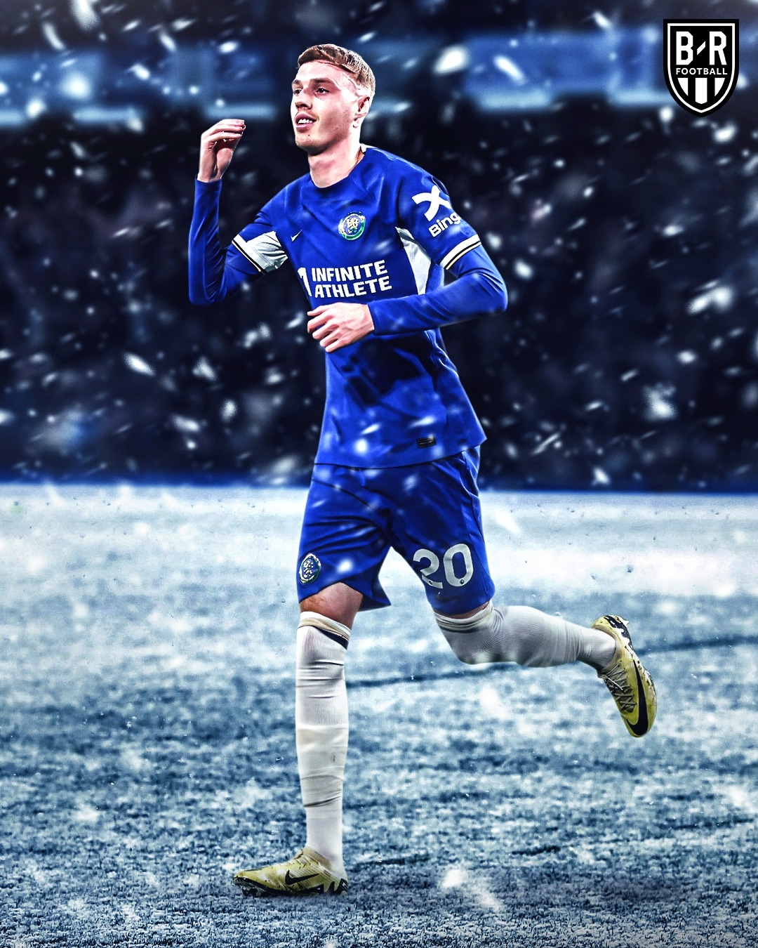Cole Palmer lập hat-trick để đời trước MU. (Ảnh: Bleacher Reports)