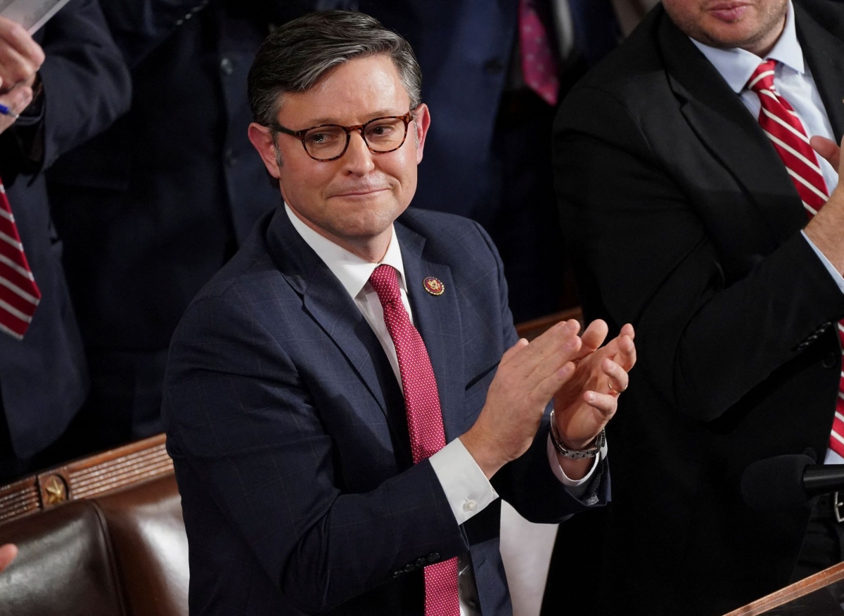 Chủ tịch Hạ viện Mike Johnson. Ảnh: Reuters