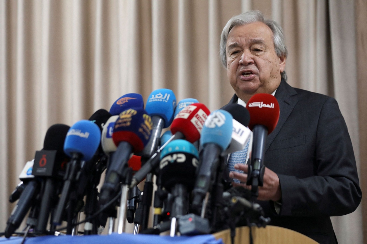 Tổng thư ký Liên Hợp Quốc Antonio Guterres. Ảnh: Reuters
