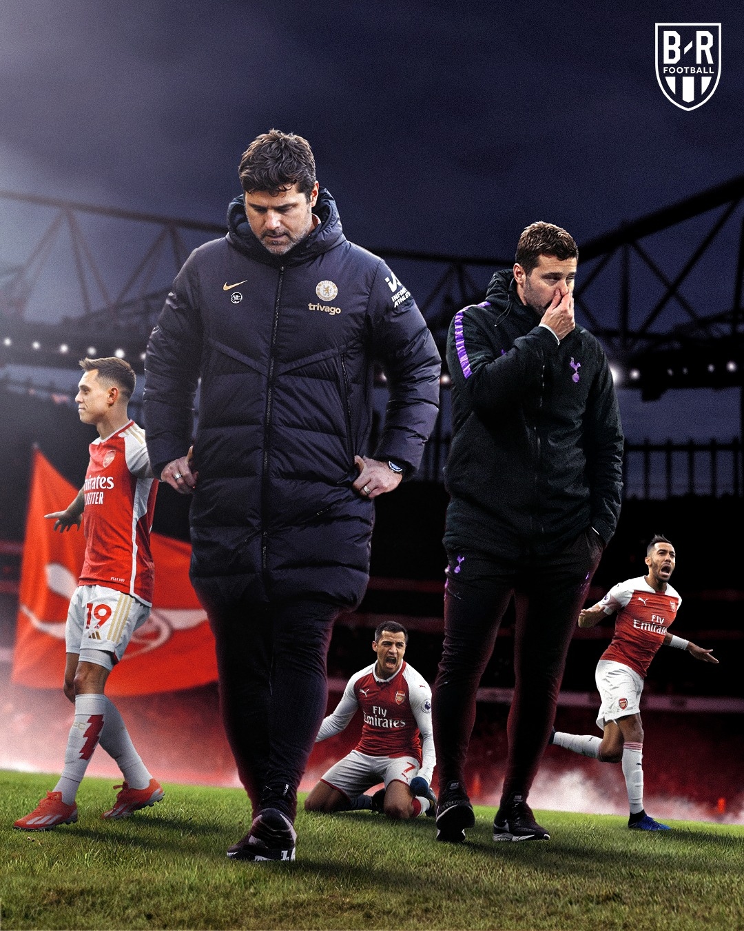 Sân Emirates là điểm đến đáng sợ với Mauricio Pochettino. (Ảnh: Bleacher Reports)
