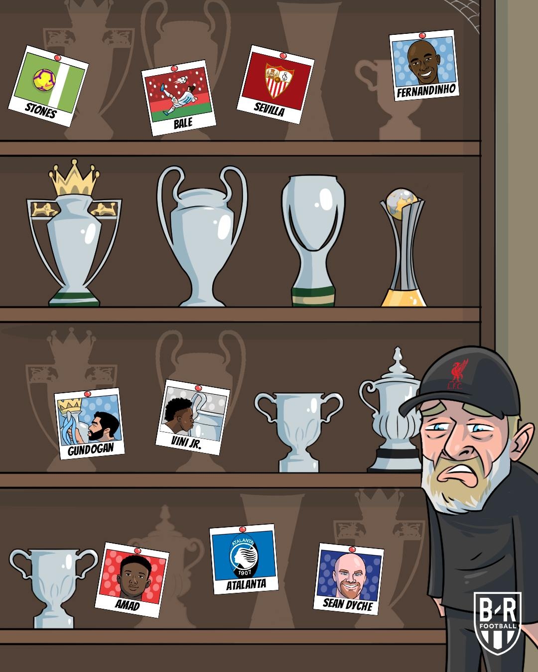 Thành công và tiếc nuối của Jurgen Klopp tại Liverpool. (Ảnh: Bleacher Repors)