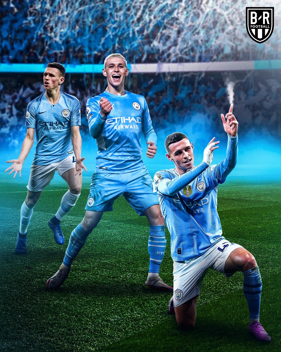 Phil Foden vượt mốc 50 bàn thắng ở Ngoại hạng Anh. (Ảnh: Bleacher Reports)