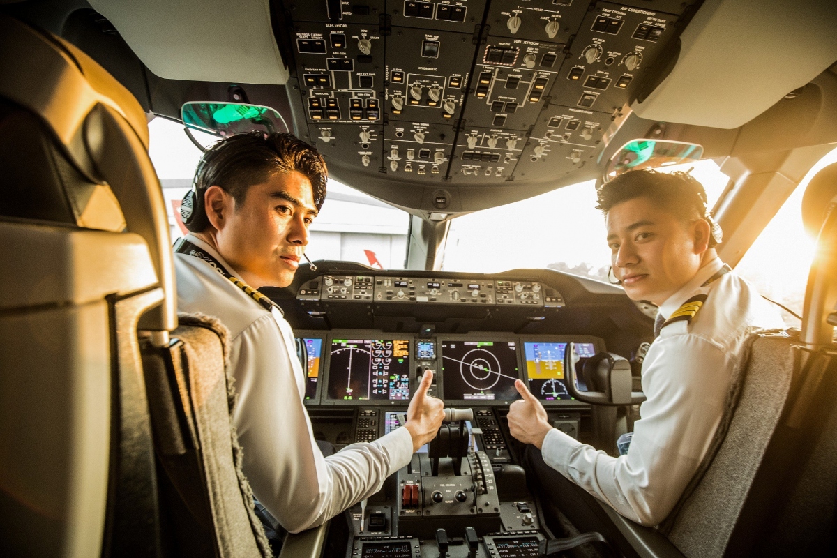 Vietnam Airlines đã tự chủ được tất cả các loại hình huấn luyện đào tạo cho lực lượng phi công