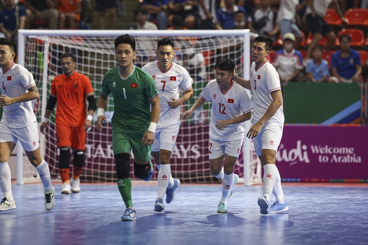 ĐT Futsal Việt Nam tranh vé World Cup với ĐT Futsal Uzbekistan. (Ảnh: AFC). 