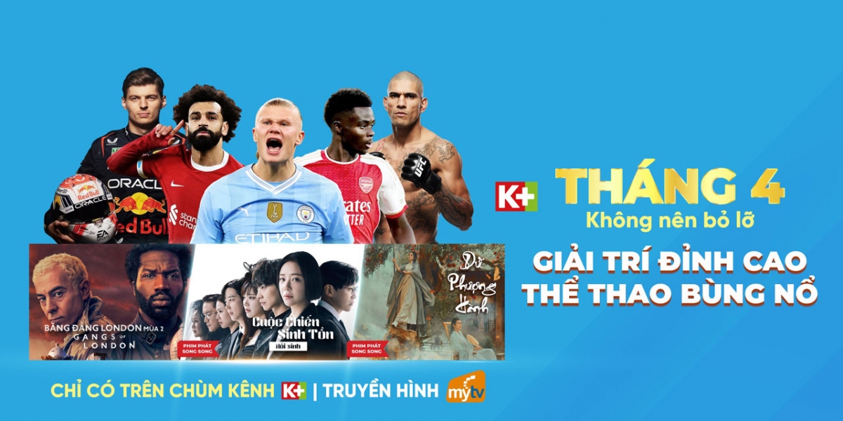 Giải trí cực đỉnh trên K+ của MyTV