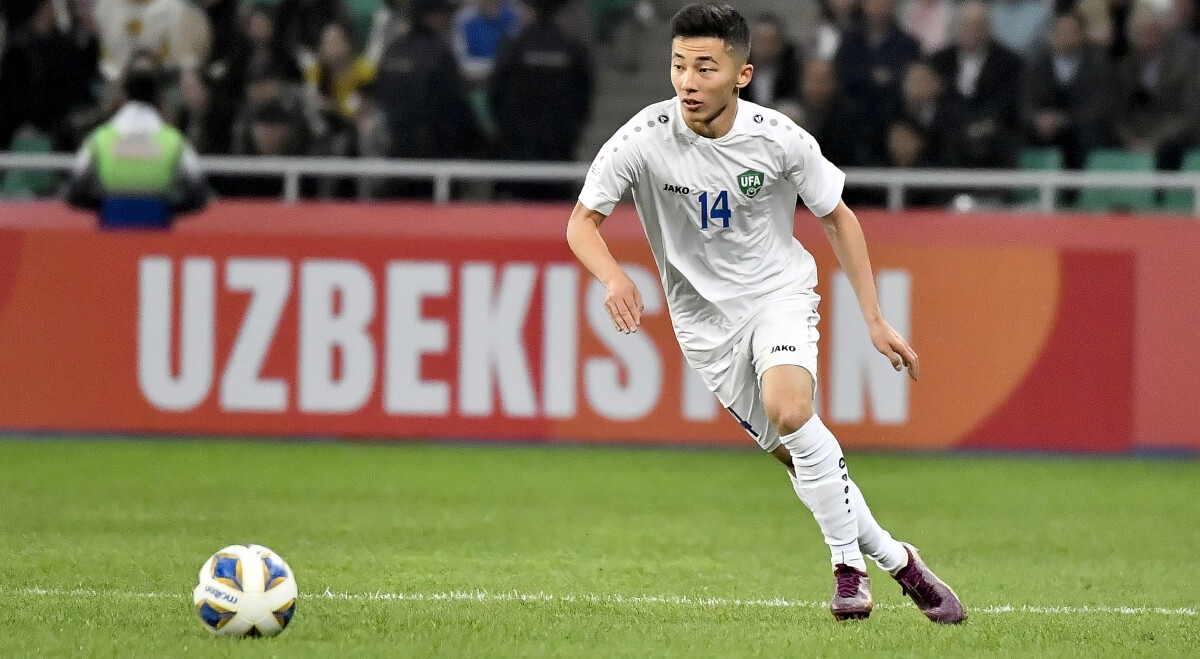 Abbosbek Fayzullaev vắng mặt tại VCK U23 châu Á 2024. (Ảnh: AFC). 
