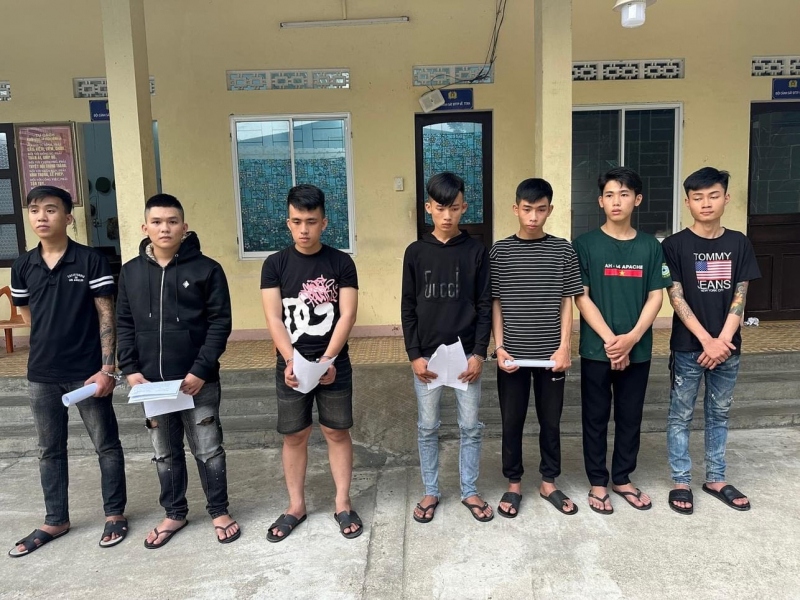 Các đối tượng bị khởi tố, bắt tạm giam.