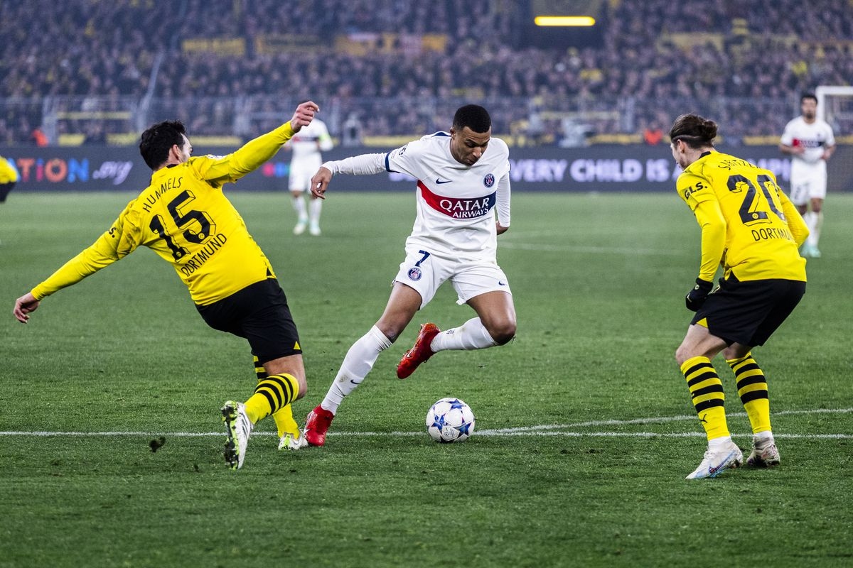 PSG gặp Dortmund là cặp bán kết đầu tiên ở Cúp C1 châu Âu 2023/2024. (Ảnh: Getty)
